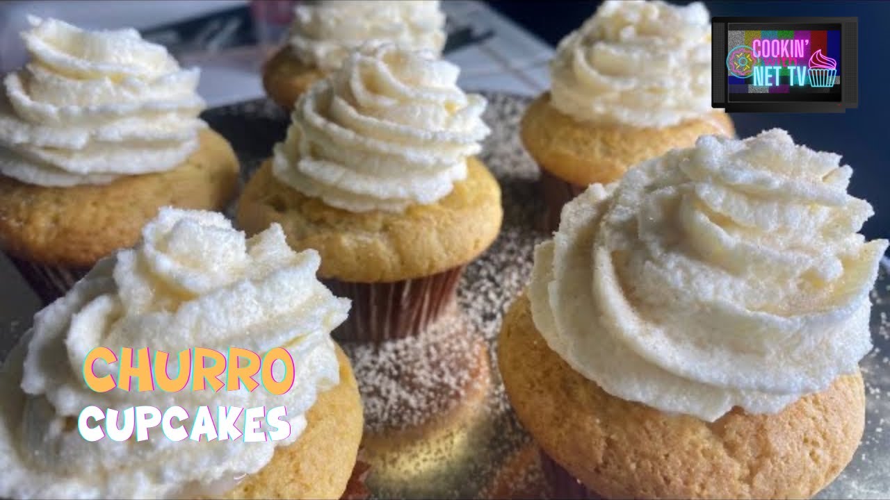 Easy Churro Cupcake Recipe Using a BOX MIX?! #Churrosrecipe