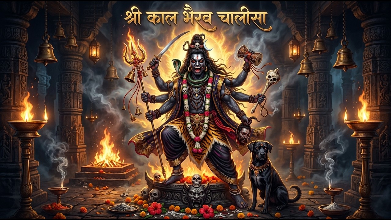 श्री भैरव चालीसा | Shree Kaal Bhairav Chalisa | Powerful Bhairav Chalisa | Kaal Bhairav Bhajan