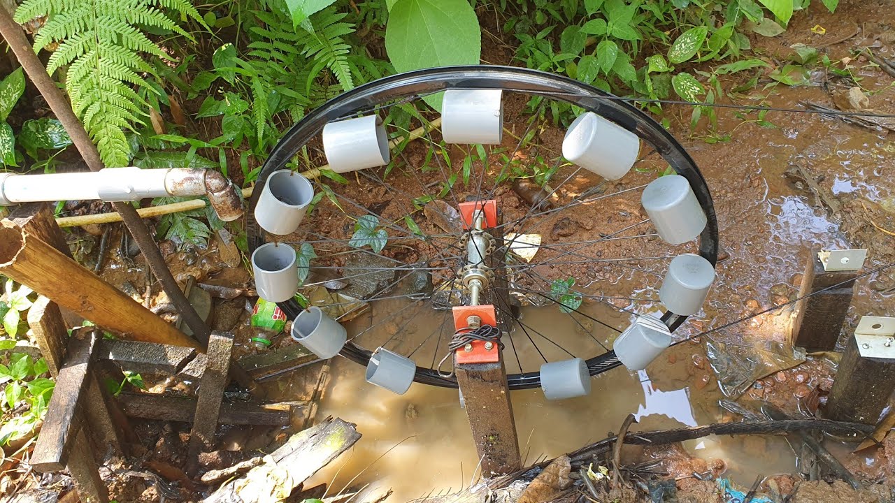 PLTA Micro Hydro / PLTA dari Dinamo Sepeda Ontel
