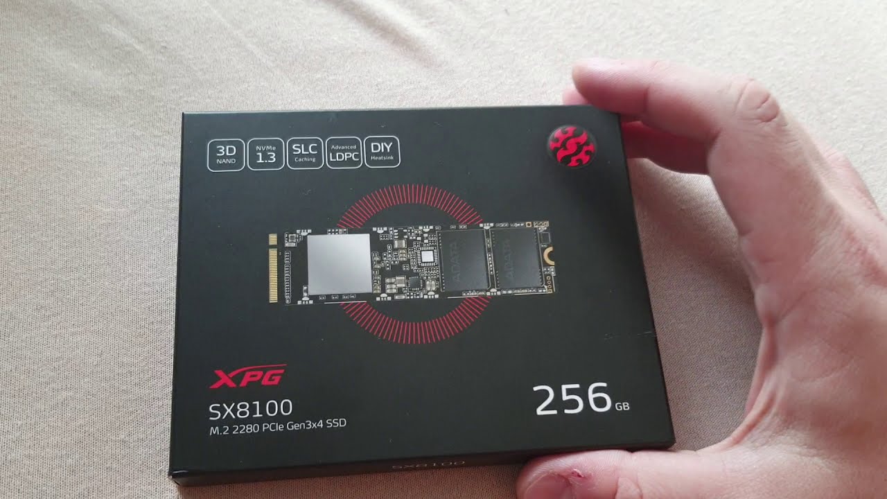 SSD NVMe XPG Adata SX8100 256GB
