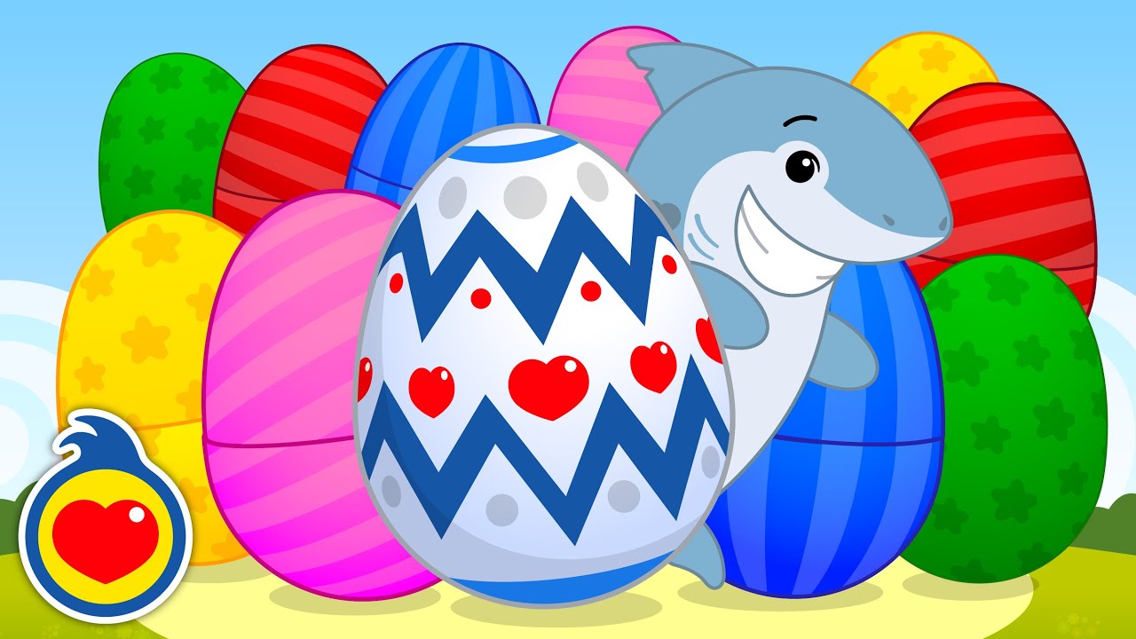 10 Huevos de Pascua Gigantes 🥚🐰 ¡De Colores! 🖍️ Con Las Mejores Canciones Infantiles | Plim Plim