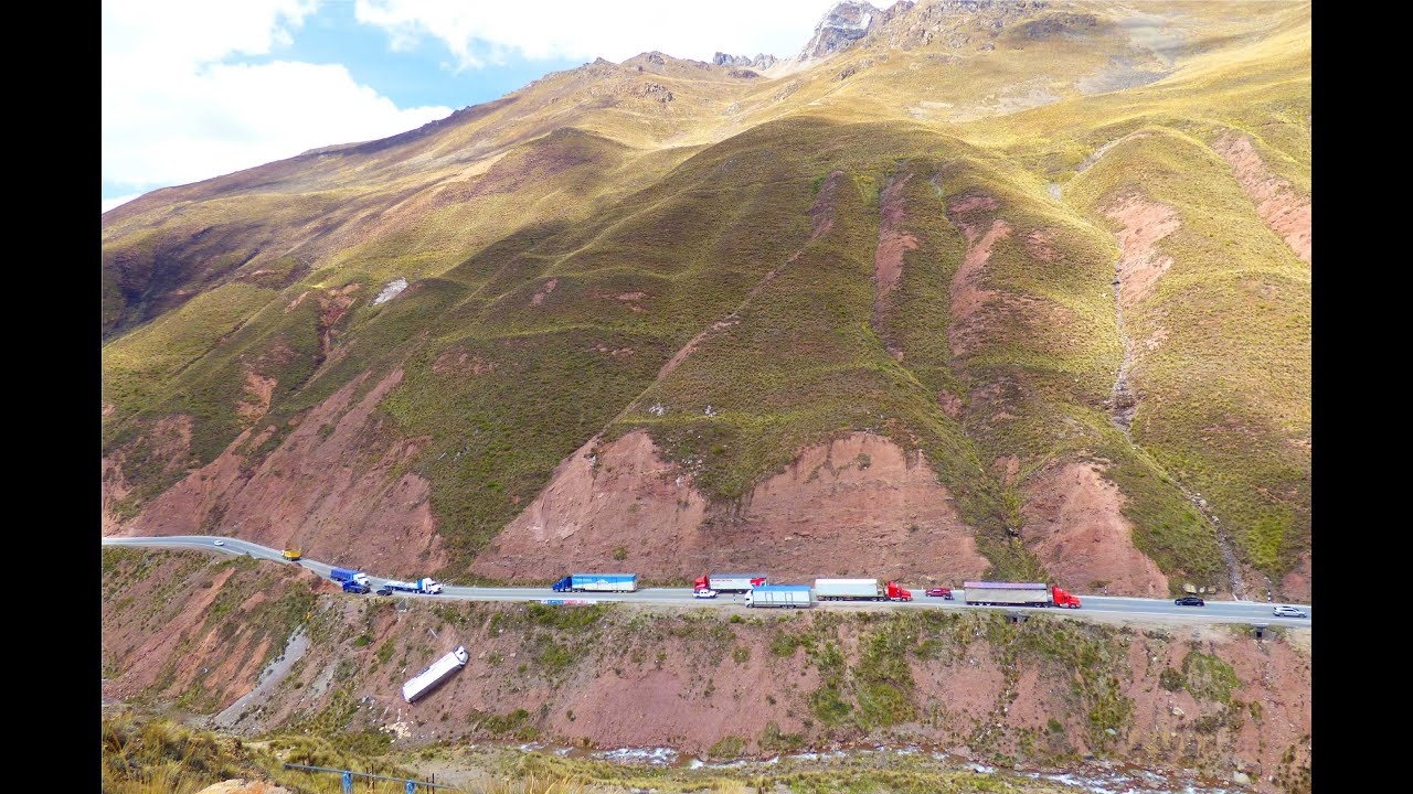 CARRETERAS PELIGROSAS - CAMIONES PERUANOS - CASAPALCA -  PERÚ