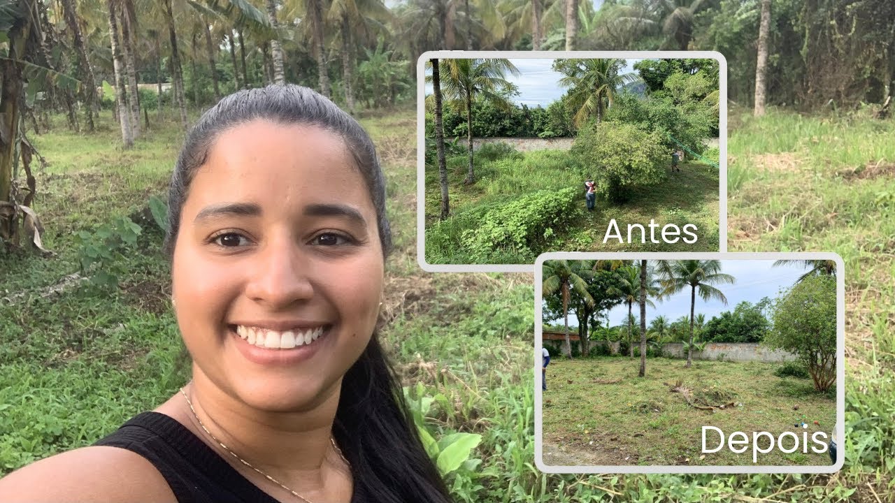 Limpamos o sítio de 6.000m² em 5 horas