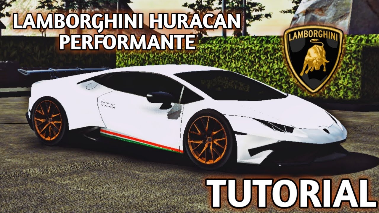 How to make a Lamborghini Huracan Performante| Car Parking Multiplayer