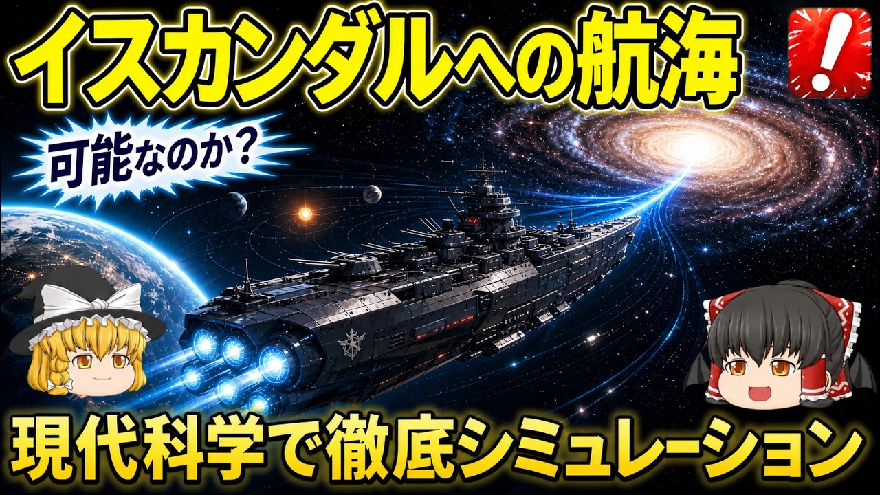 【ゆっくり解説】イスカンダルへの航海は可能か？恒星間航行の現実性