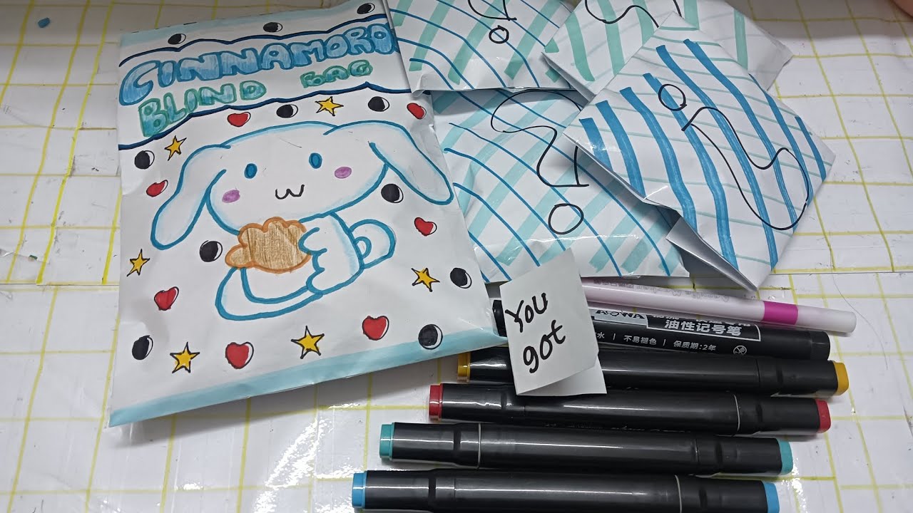 (requested)Cinnamoroll Blind Bag Tutorial ASMR!! 