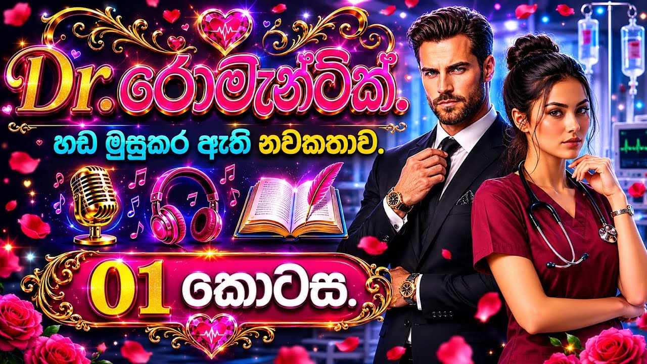 Dr.රොමෑන්ටික්. පළමු සැත්කම. හඩමුසුකර ඇත Audio book.  Sinhala Novels by Queen Bee