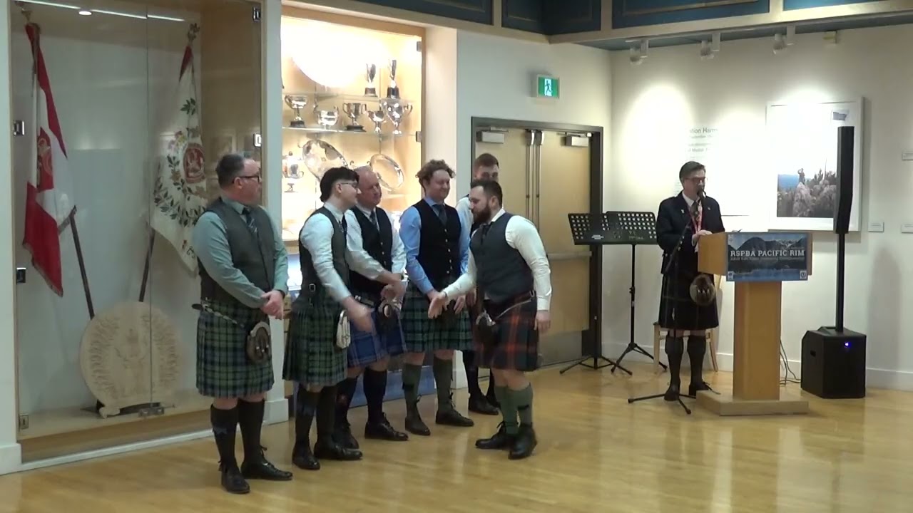 Awards Ceremony - Results - 2026 BCPA & RSPBA Pacific Rim Snare Drumming Championship
