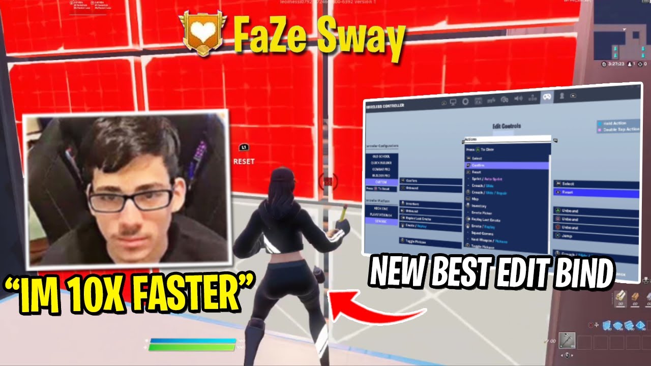 SWAY Shows NEW CONTROLLER BINDS & How he REALLY Edit! (Best Controller Binds)