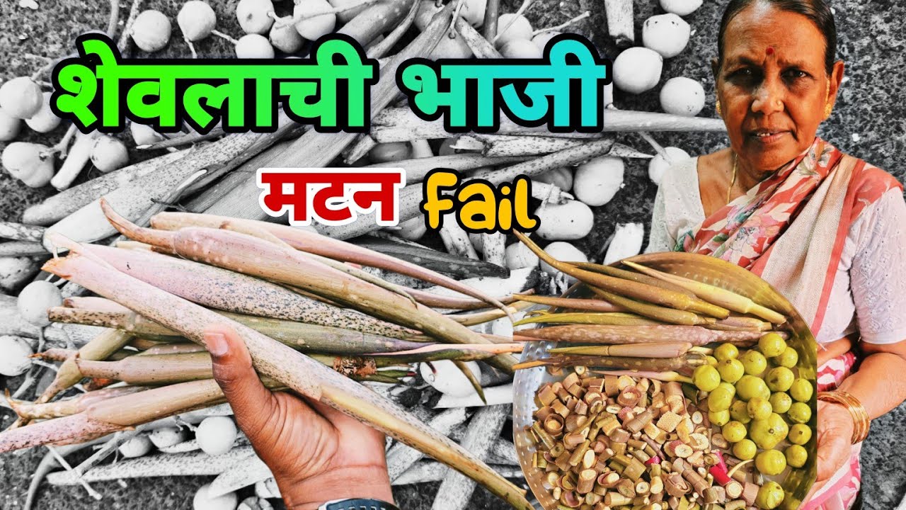 मटणासारखी चमचमीत शेवलाची भाजी बनवण्याची घरघुती पद्धत | Shevlachi bhaji | Village Style Recipe