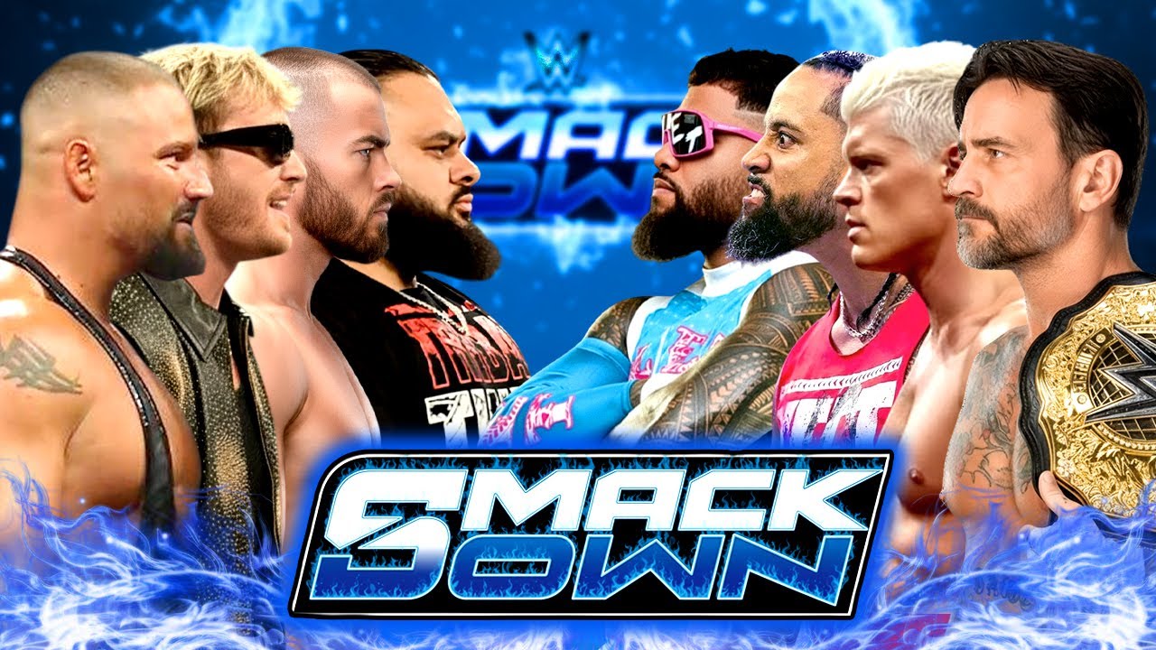 CM Punk, Коди Роудс и The Usos против The Vision - WWE SMACKDOWN | 1 февраля 2026 г.