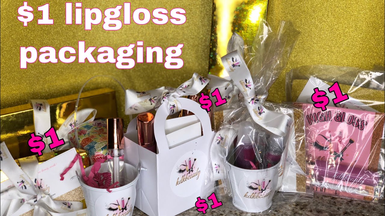 DIY LIPGLOSS PACKAGING FOR YOUR BUSINESS | entrepreneur life