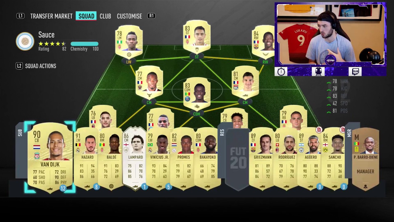 GREAT FIFA 20 TACTICS TO USE WITH A STARTER SQUAD!! FIFA 20 Ultimate Team