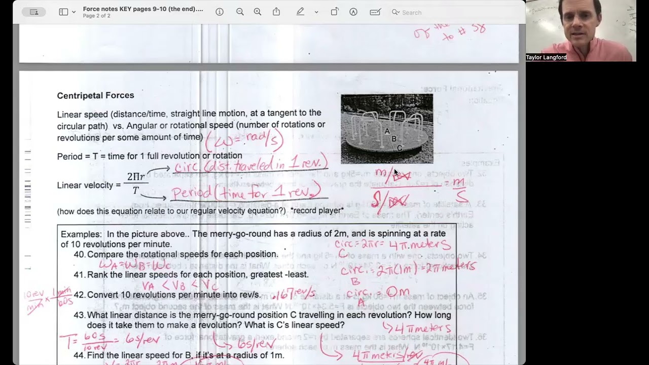 Final force notes video