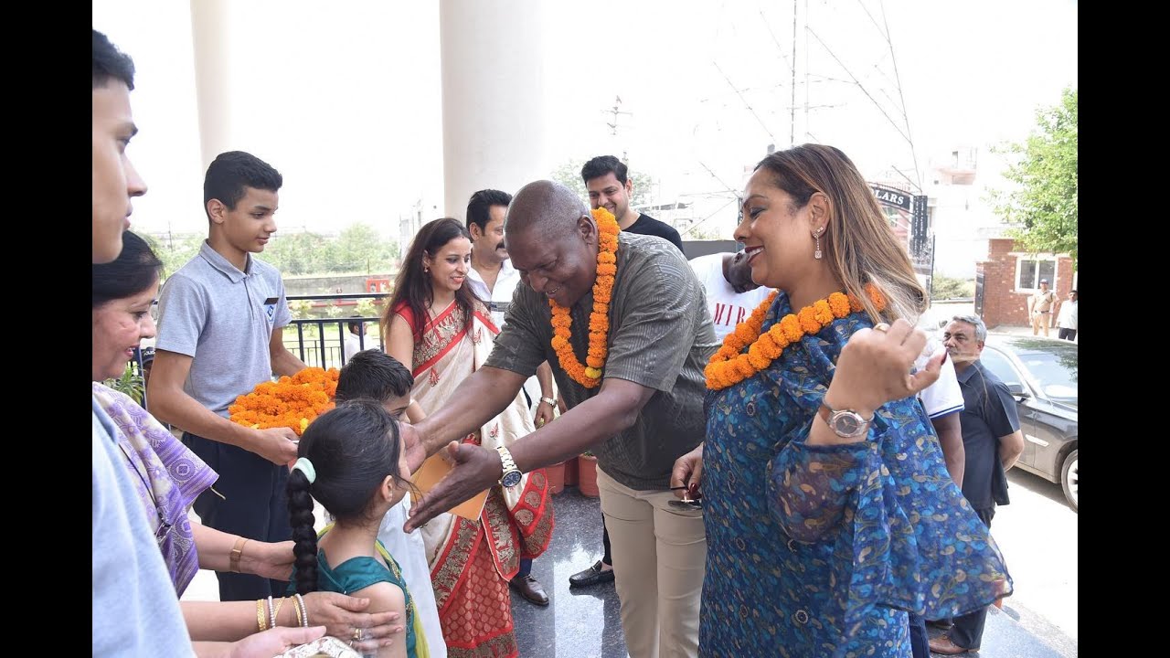 President Faustin Archange Touadera of Republic of Central Africa visits Doon Scholars, Dehradun