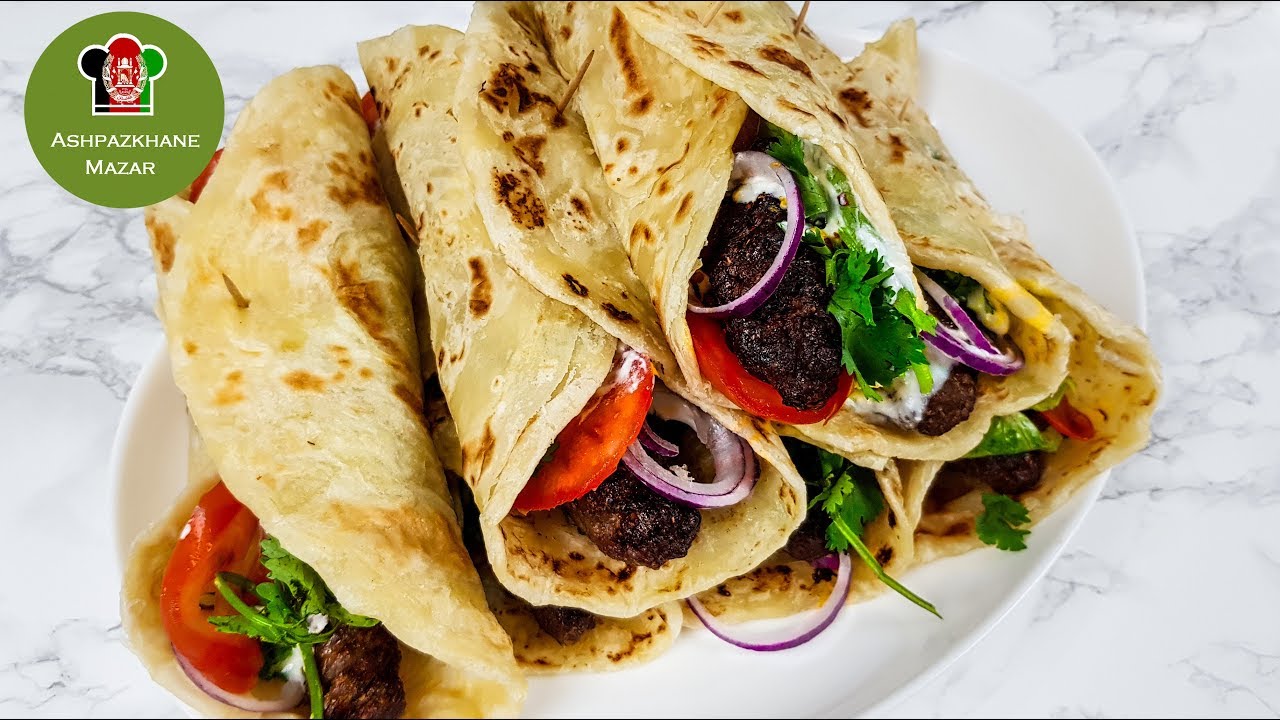 Paratha Kabab | پراته با شامی کباب داشی