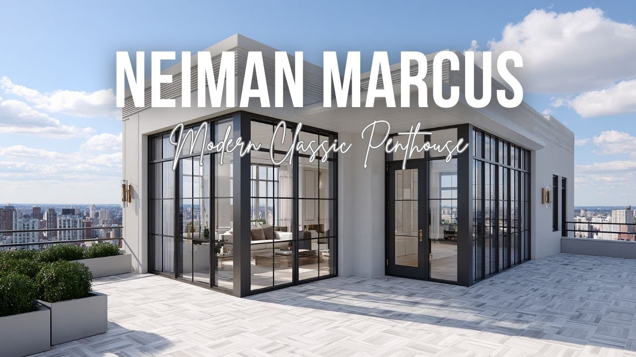 Modern Classic Penthouse Styling with Neiman Marcus Home  Art Deco Meets Simplicity
