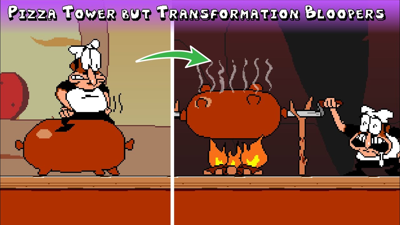 12 Funniest Transformations Bloopers in Pizza Tower