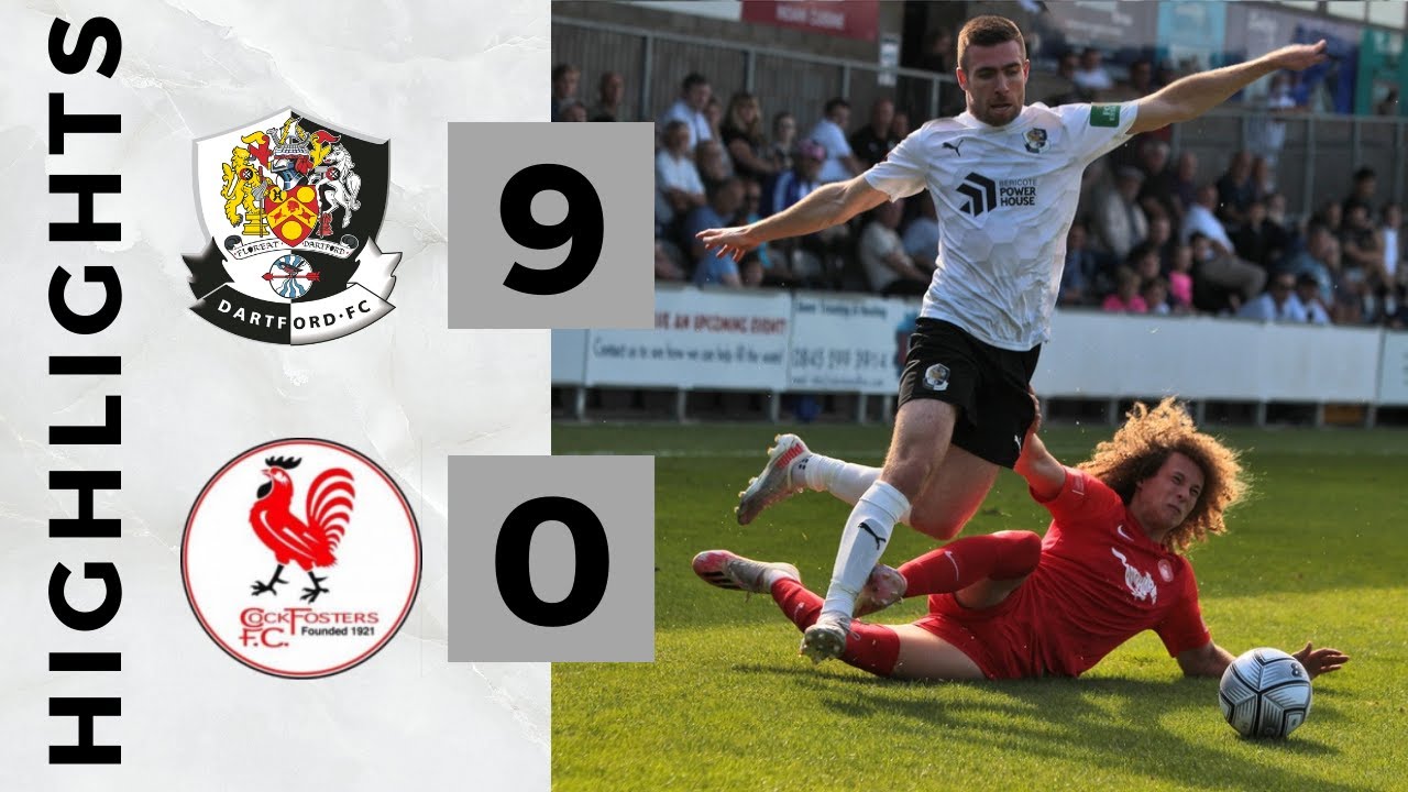 Dartford FC vs Cockfosters FC - Highlights