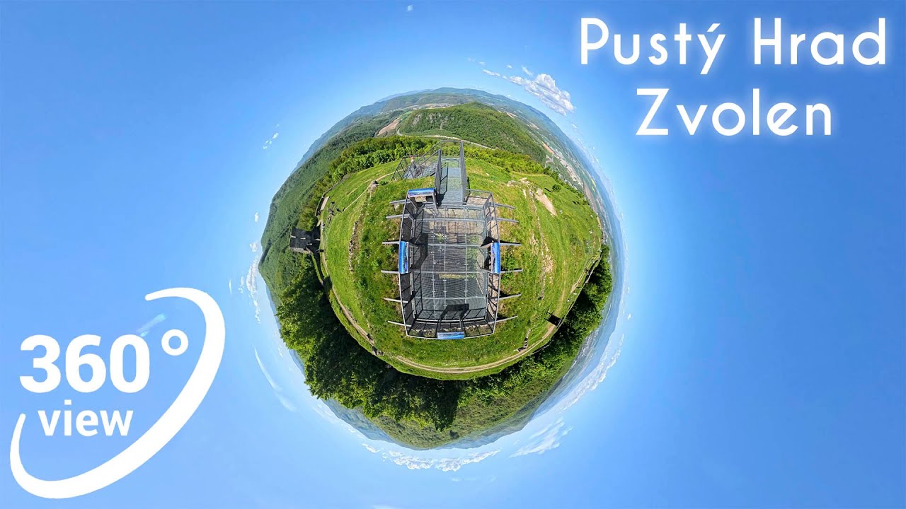 Pusty Hrad  360 video prehliadka 8k