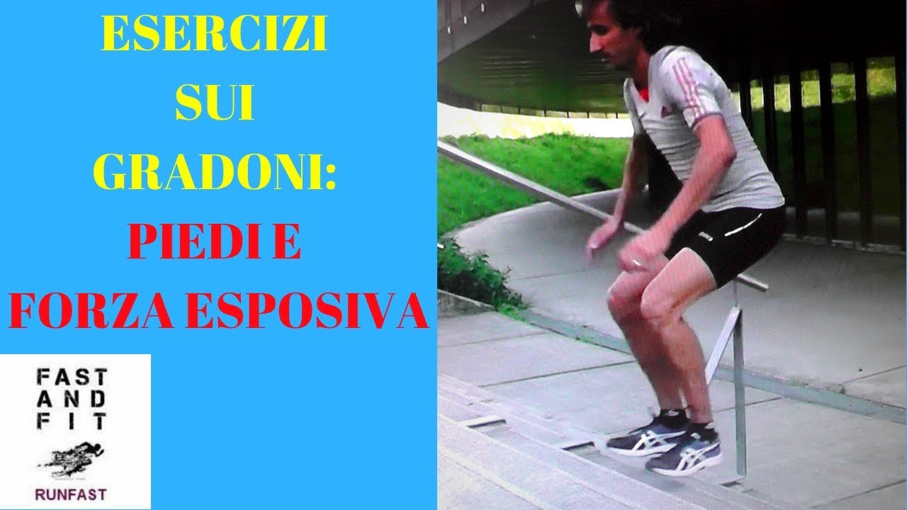ALLENAMENTO sui GRADONI (3): Esercizi per i PIEDI, FORZA ESPLOSIVA e FORZA VELOCE ( Run Fast!)