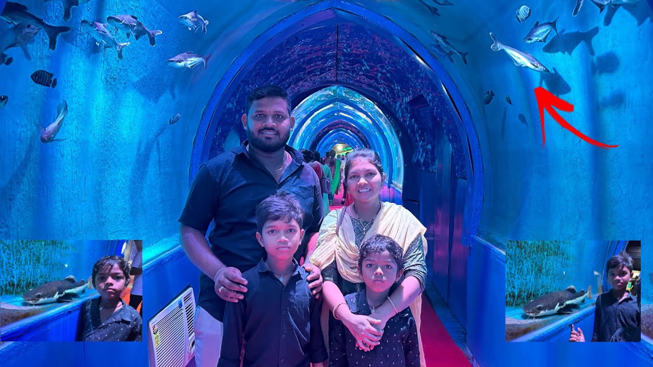 Fish aquarium ki vellinam | Karimnagar under water tunnel expo | Kannayya Videos | Trends Adda Vlogs