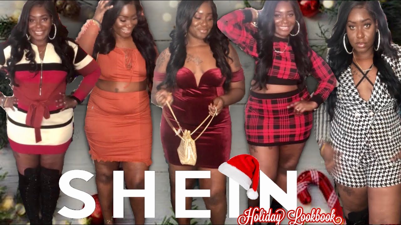 SHEIN Holiday Looks 2020|SHEIN Lookbook| SHEIN Plus Size Tall & Curvy Try On Haul