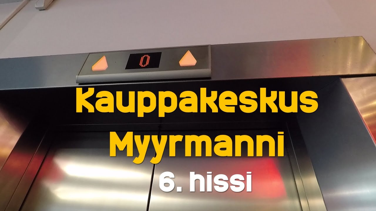 Hissivideo: Kauppakeskus Myyrmanni, Vantaa, 6. hissi - 2012 KONE MonoSpace