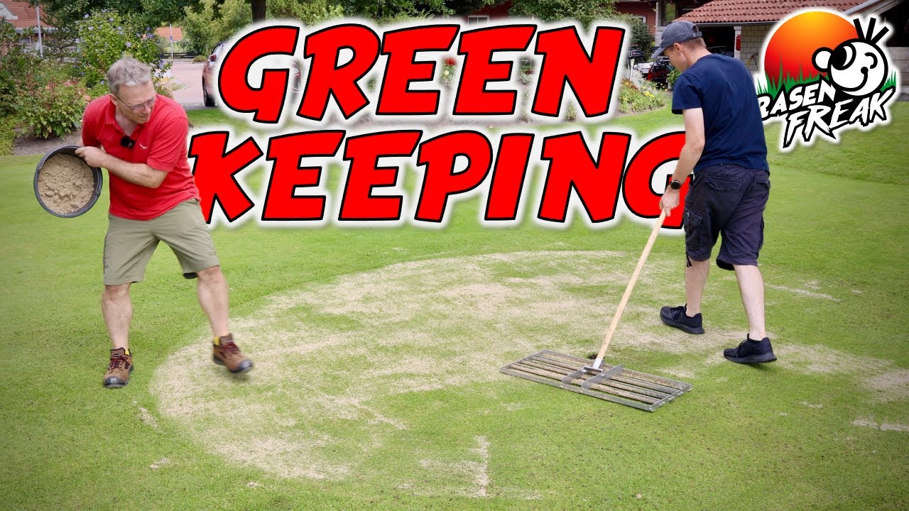 TREFFEN sich zwei GREENKEEPER Kollegen: Ich hab Spaß, ich mäh' GRAS. Was sollten wir auch sonst tun?