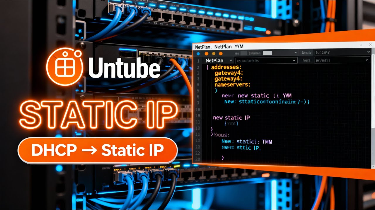 How to Set Static IP on Ubuntu Server | Netplan Configuration (Ubuntu 24.04)