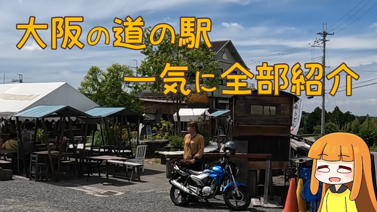 大阪の道の駅 一気に全部まわってみた【関西バイクツーリング　A.I.VOICE車載】