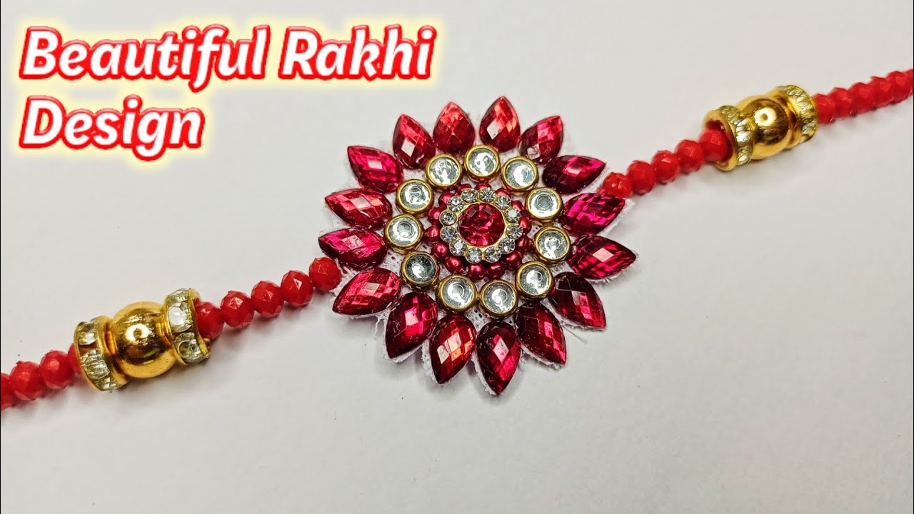 Beautiful Rakhi at home | Handmade Rakhi making | Latest Rakhi Design 2022