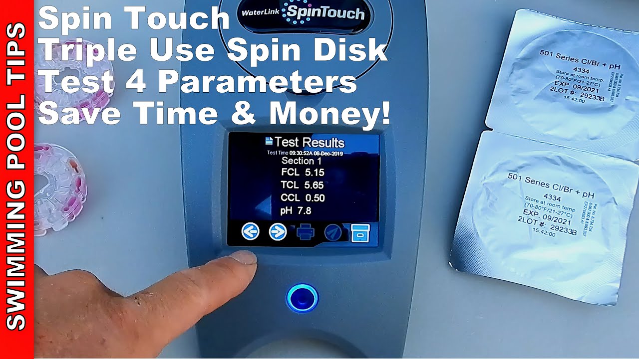 Spin Touch Triple Use Disk Series: 4 Test Parameters and You Can Use Each Disk 3 Times!