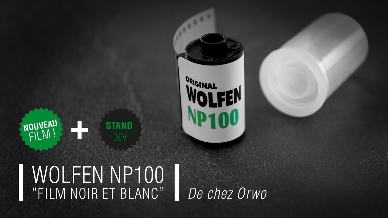 WOLFEN NP100, film noir et blanc de chez Orwo