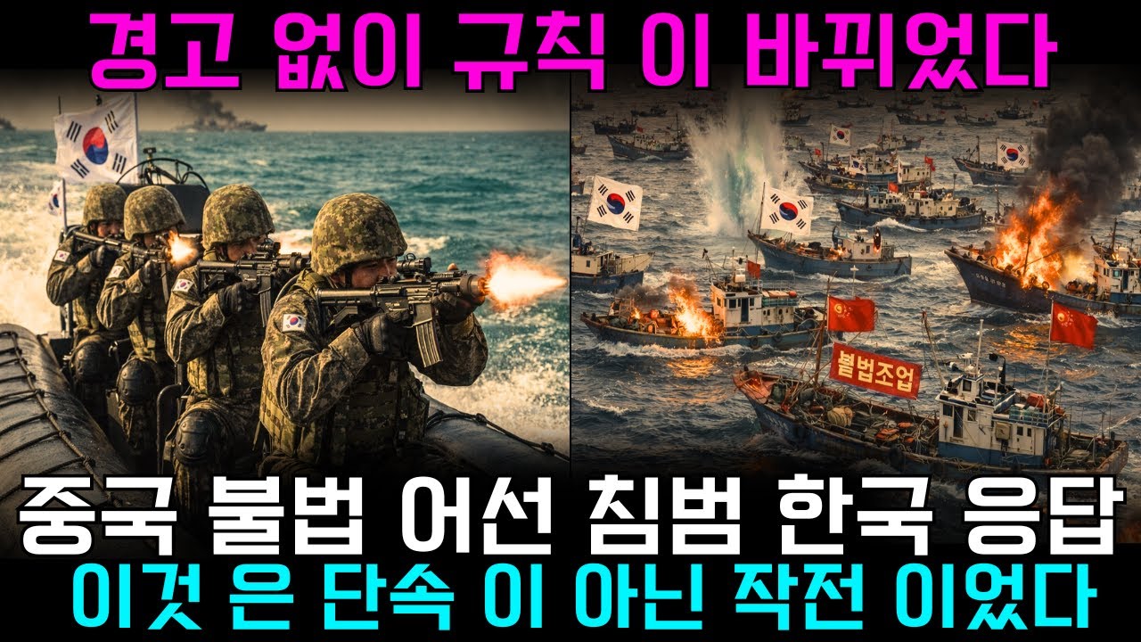 서해는 회색지대가 아니었다｜중국 불법 어선 침범, 해군·공군이 동시에 움직인 날