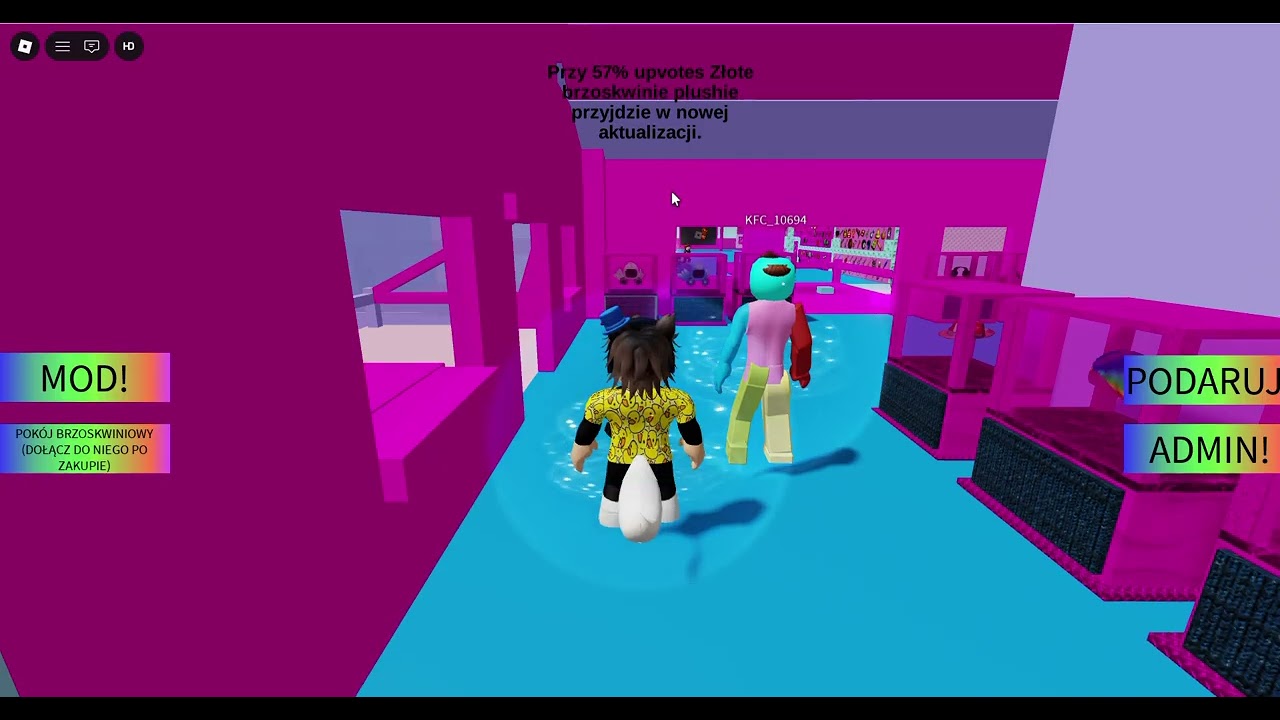 Gram dziwne gry na roblox :()