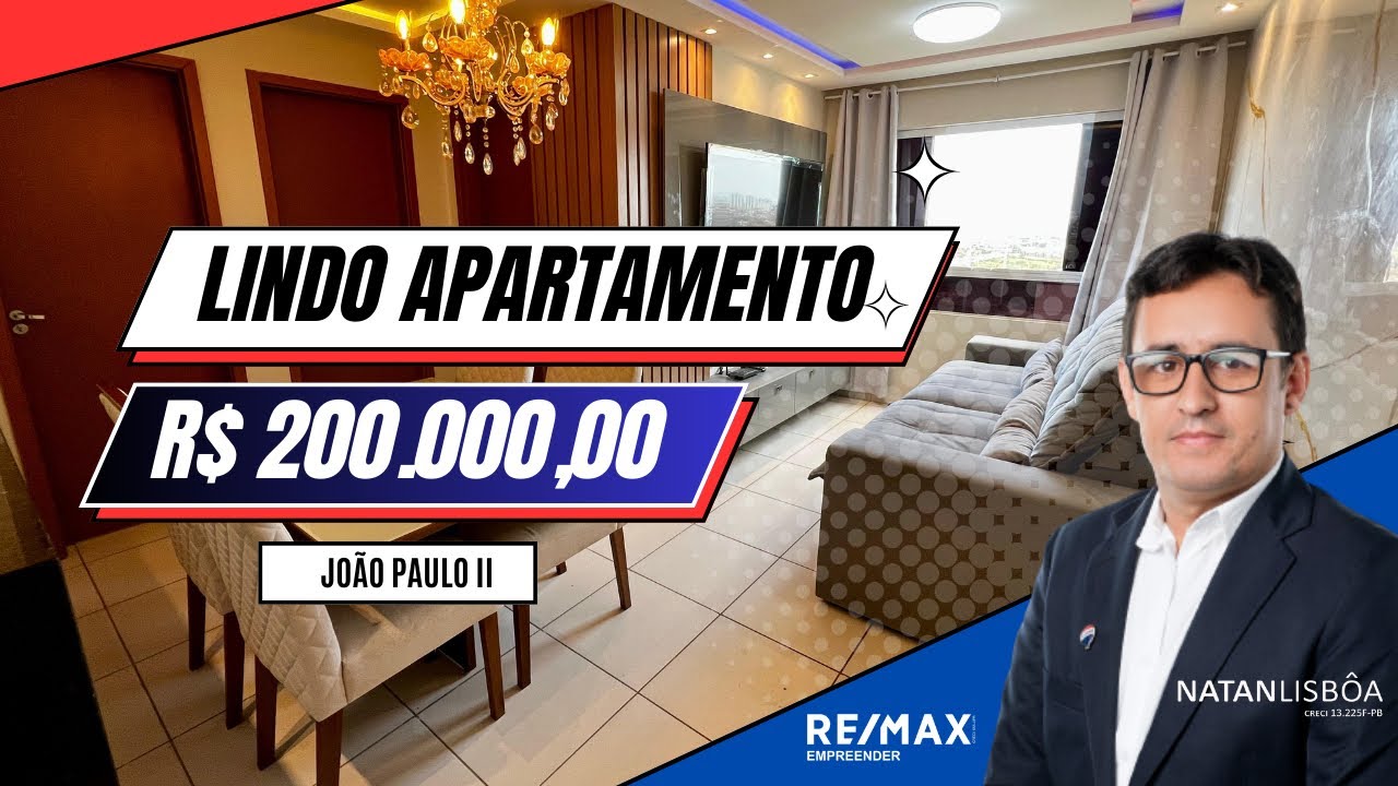 APARTAMENTO à VENDA no João Paulo II Campina Grande, PB