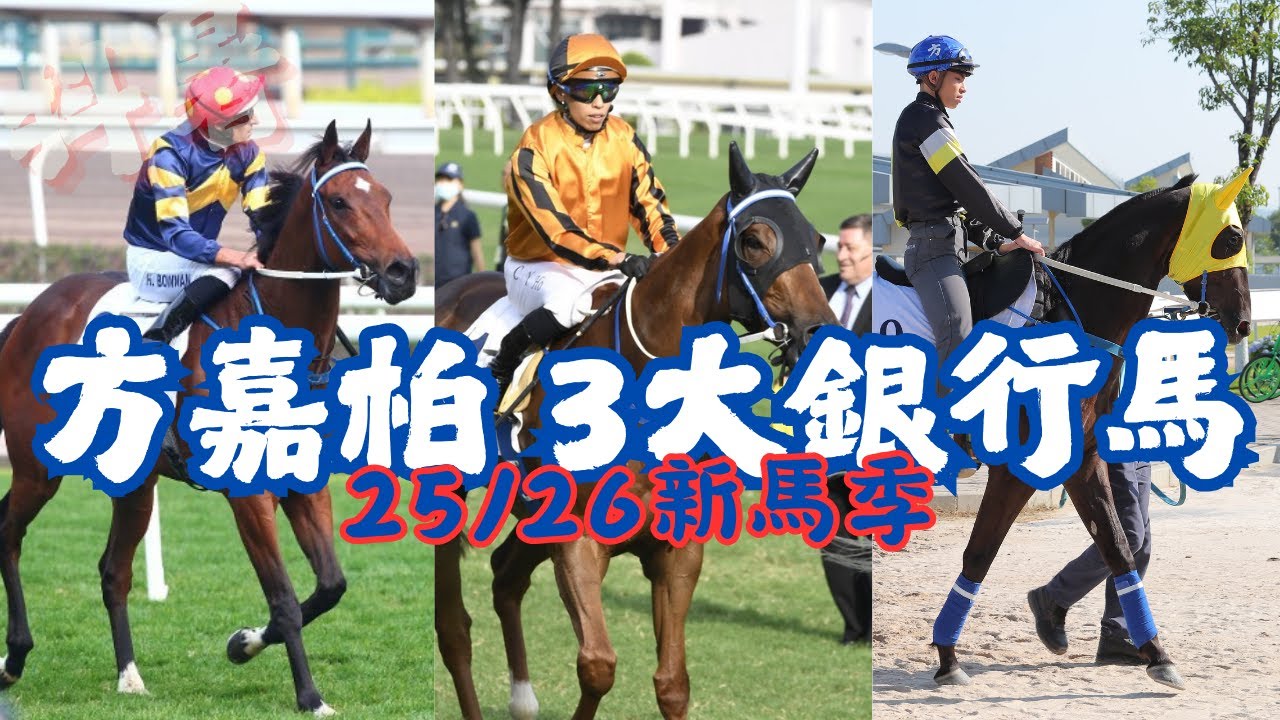 開鑼特輯(一)大摩引入一匹貴價馬益方仔【方嘉柏兵力分析】嚴選三隻銀行馬
