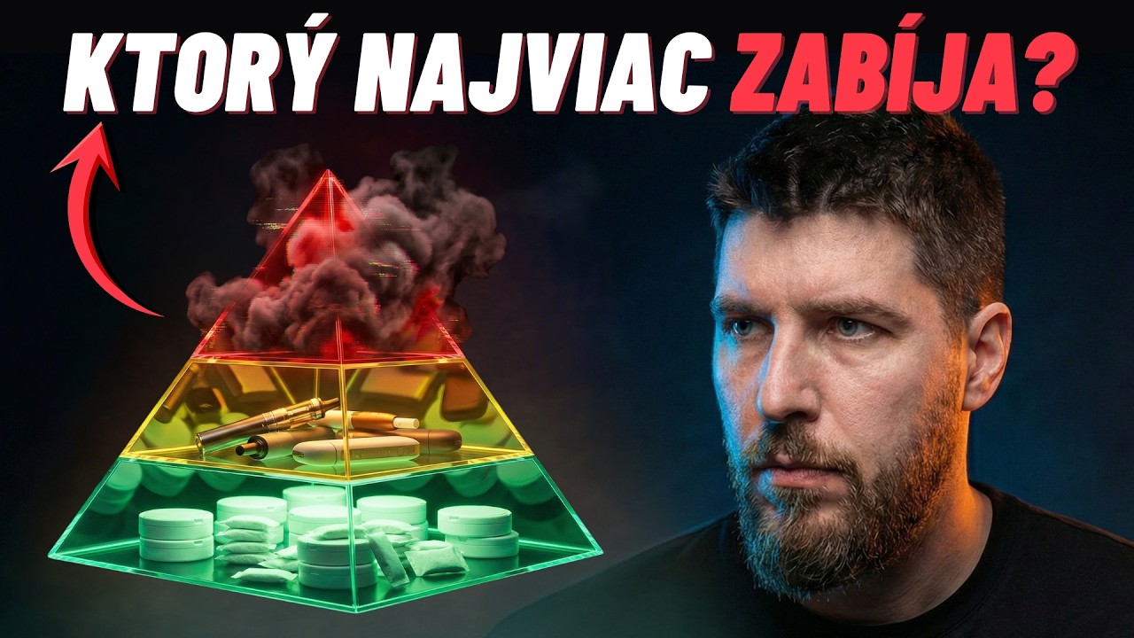 Čo je horšie? Vape, žuvací tabak alebo Cigareta? Tu je Pyramída Škodlivosti