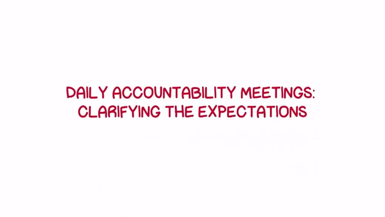 Morning Meeting Lean - Key Success Factor 3