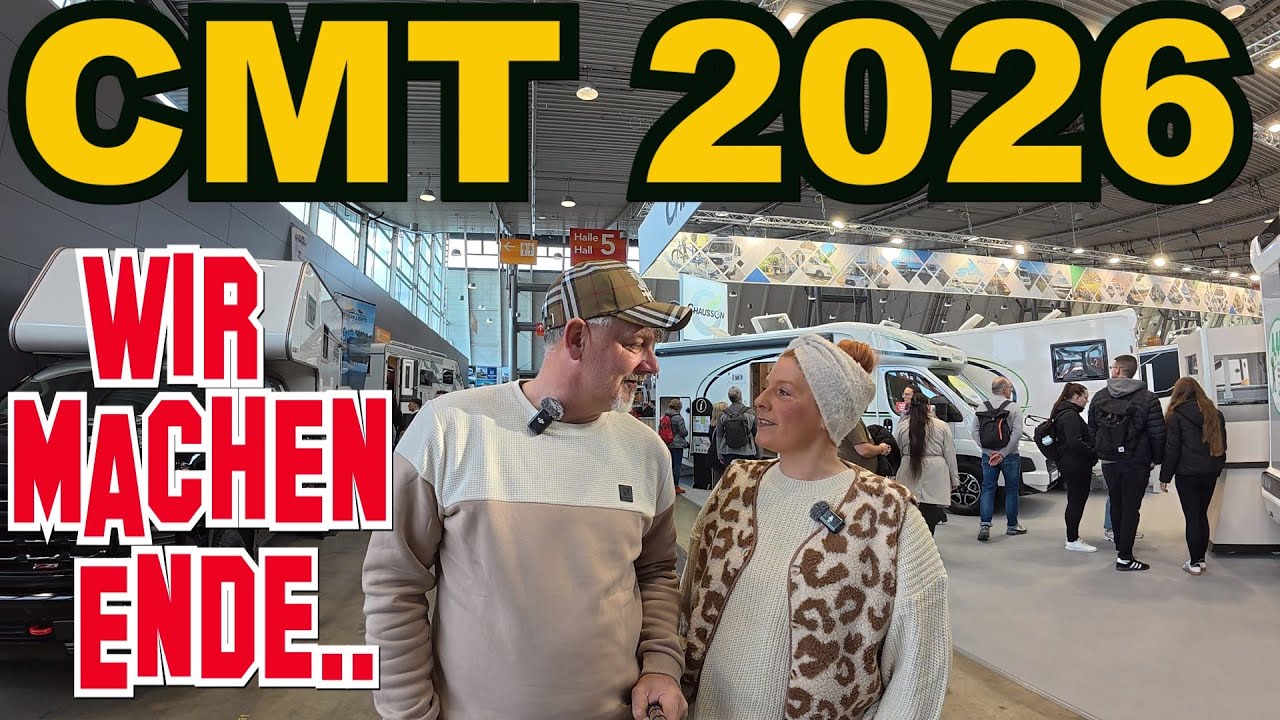 ..das geht so nicht,oder🤔Letzter Rundgang bringt Ernüchterung😒Wohnmobilmesse CMT Stuttgart 2026 ENDE
