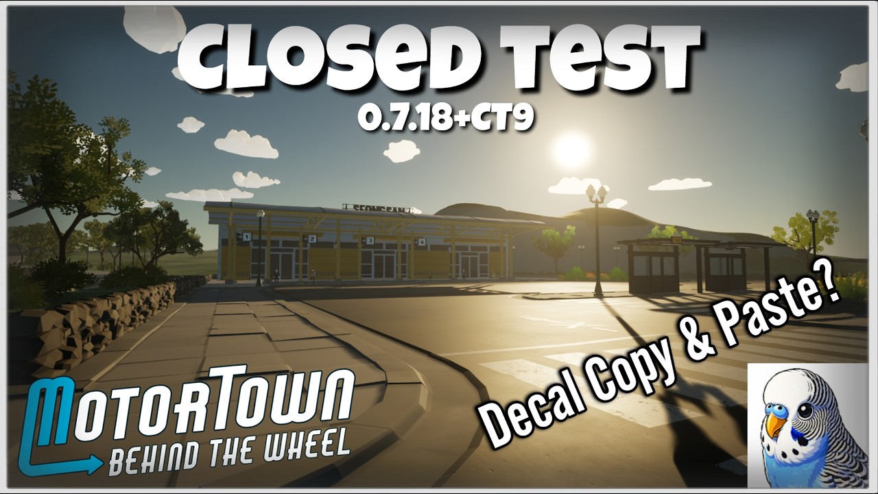 Whats new in the Closed Tests 0.7.18 CT9 , Decal copy and paste? | MotorTown Update 7