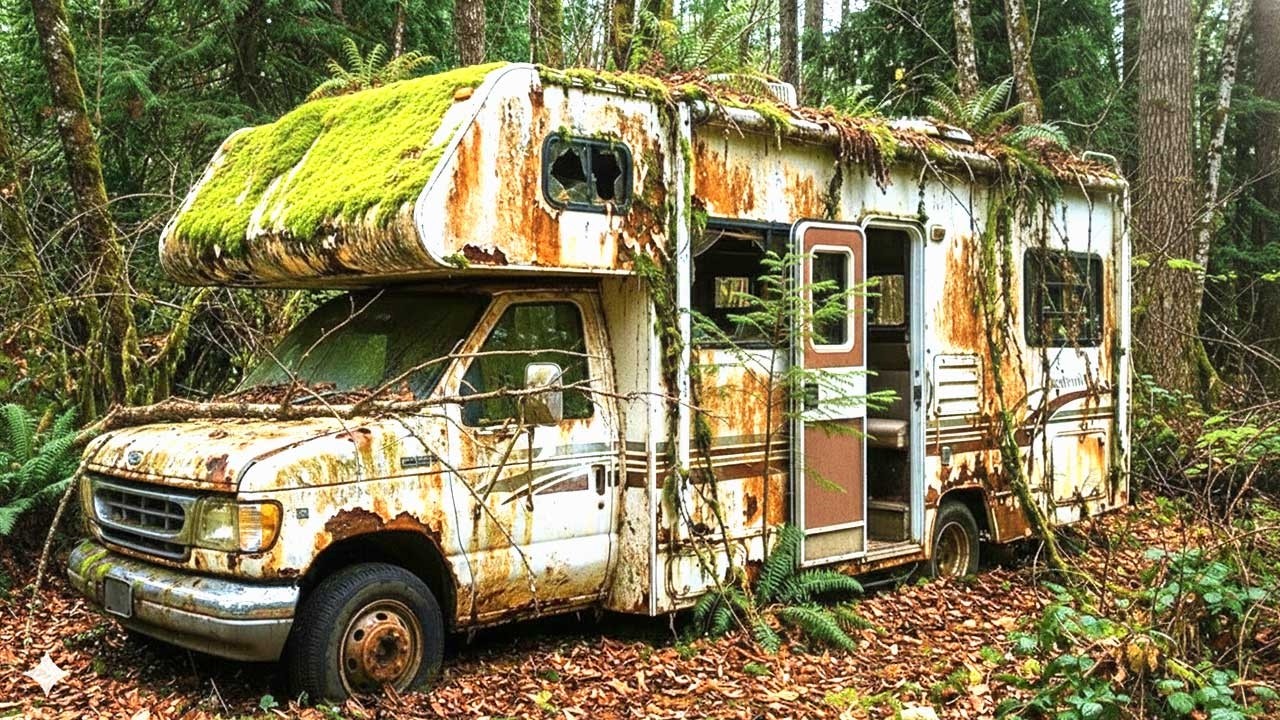 Restoration Abandoned Winnebago Minnie Winnie | Full Rebuild ASMR to Like-New Condition
