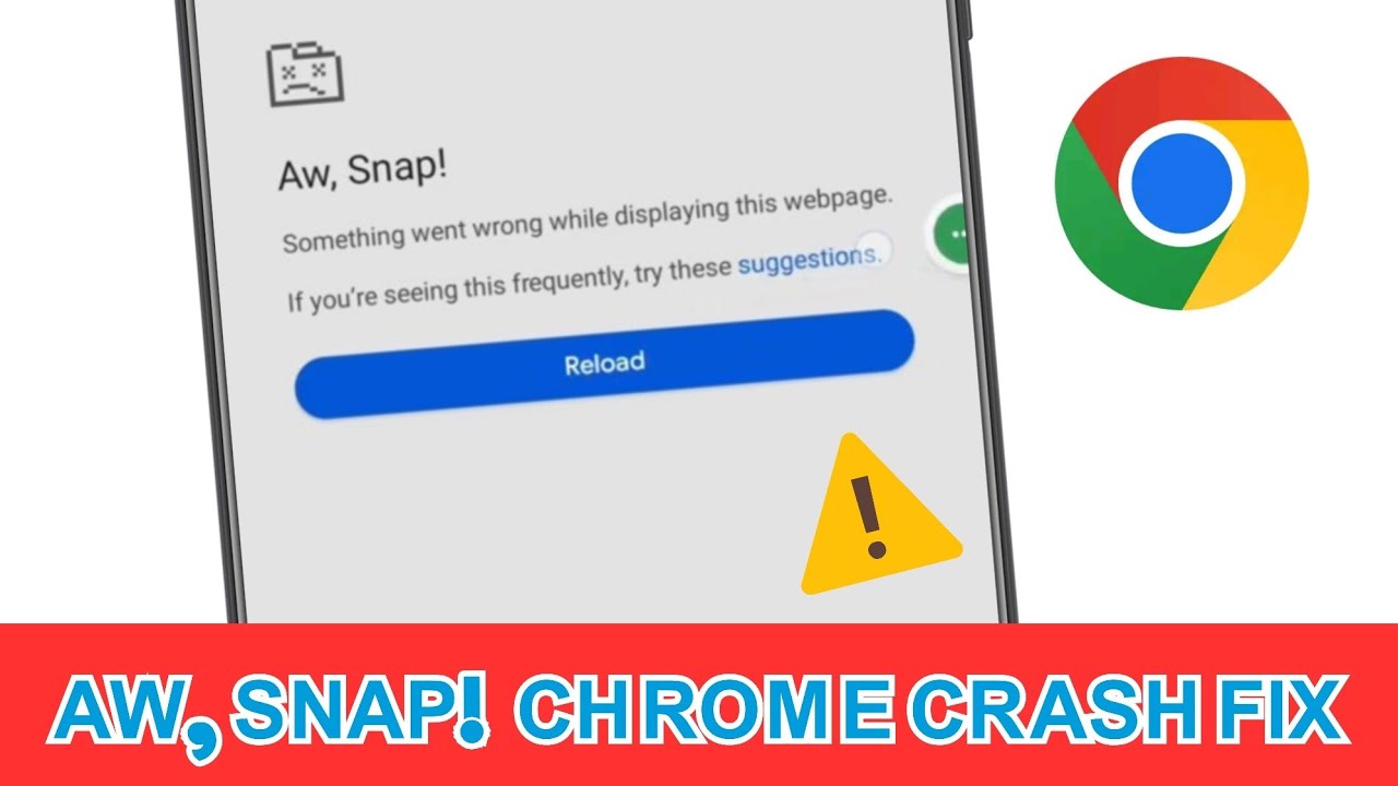 Fix Aw Snap! Google Chrome Error on Android (2026) | Google Chrome Aw Snap Error Problem Solved