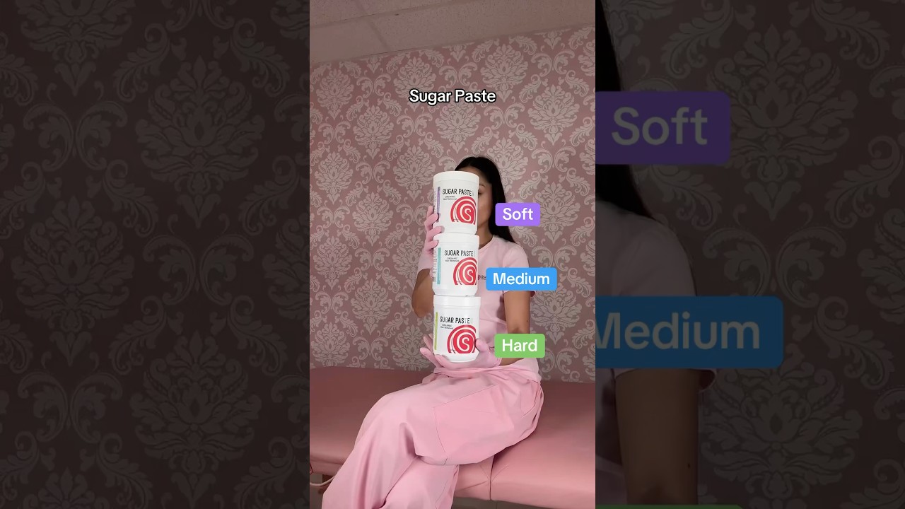 Sugar Pastes.. What&rsquo;s the difference? 🍯 #sugarpaste #sugarwax #sugaring #shorts