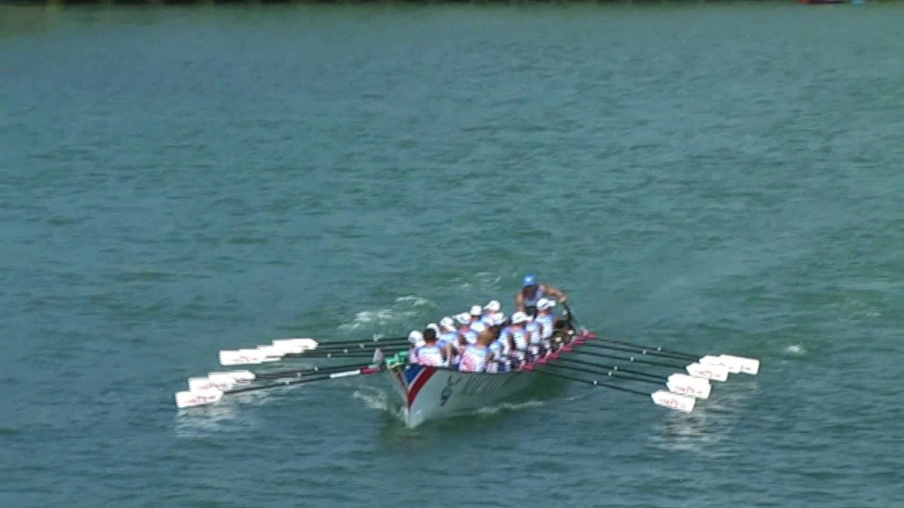 Regata traineras veteranos Zumaia-17. 2ªTanda