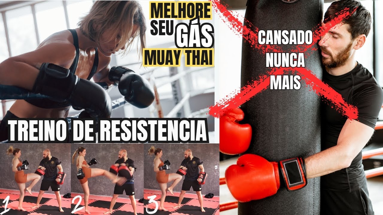 TREINO DE MUAY THAI PARA MELHORAR O GÁS - Condicionamento Físico