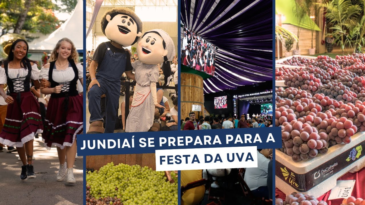 CONTAGEM REGRESSIVA: JUNDIAÍ SE PREPARA PARA A FESTA DA UVA | 