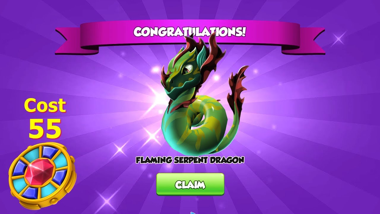 Have you got Flaming Serpent Dragon-Dragon Mania legends | Flowering Head Double event | DML