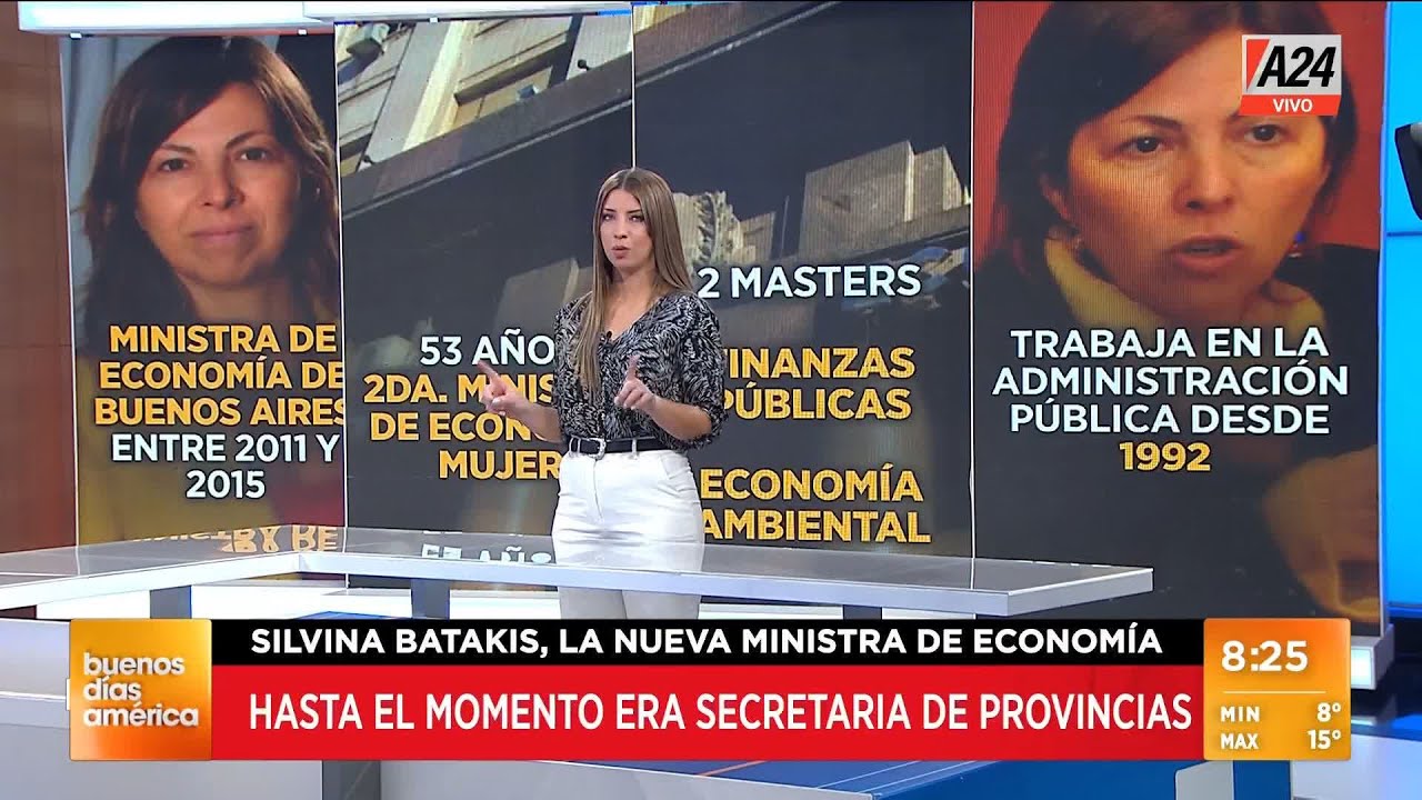 Las medidas econ&oacute;micas de urgencia y las metas a cumplir por Batakis I A24